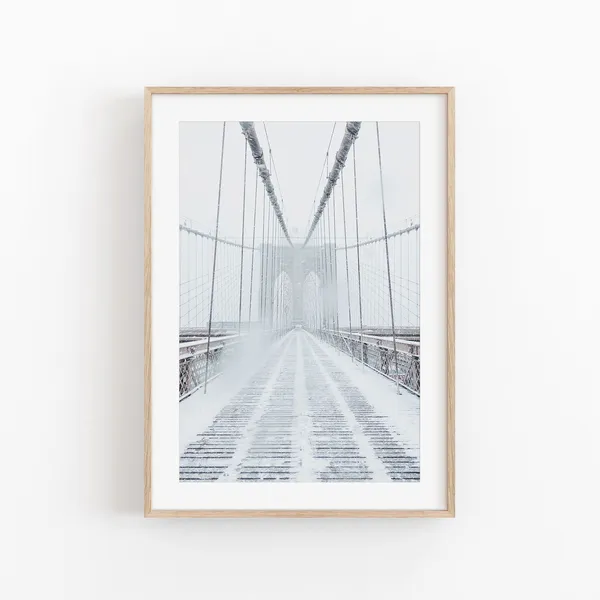 New York City View Photography Poster Print