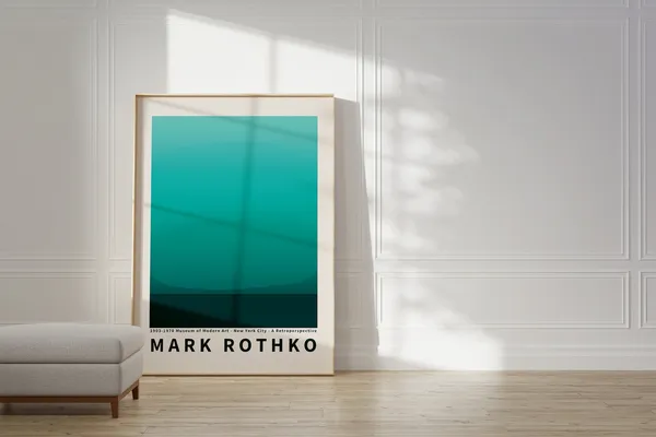 Mark Rothko Exhibition Housewarming Gift Poster Print