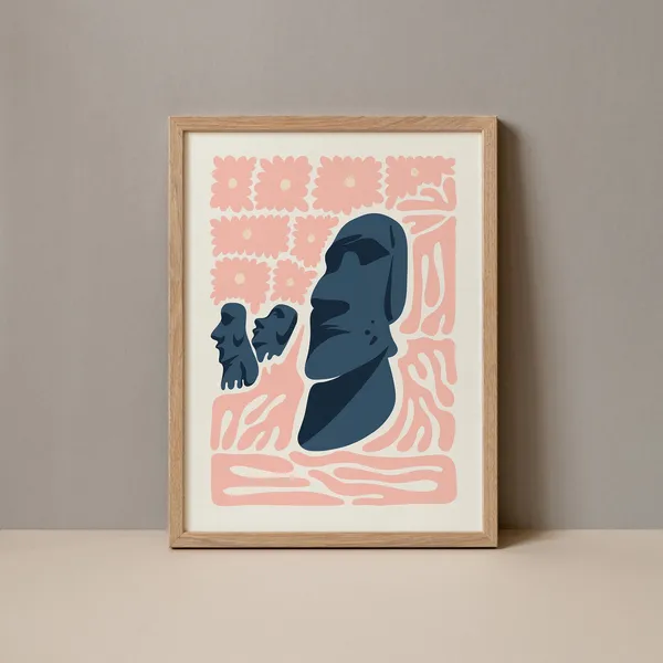 Ahu Tongariki Abstract Gallery Art Print