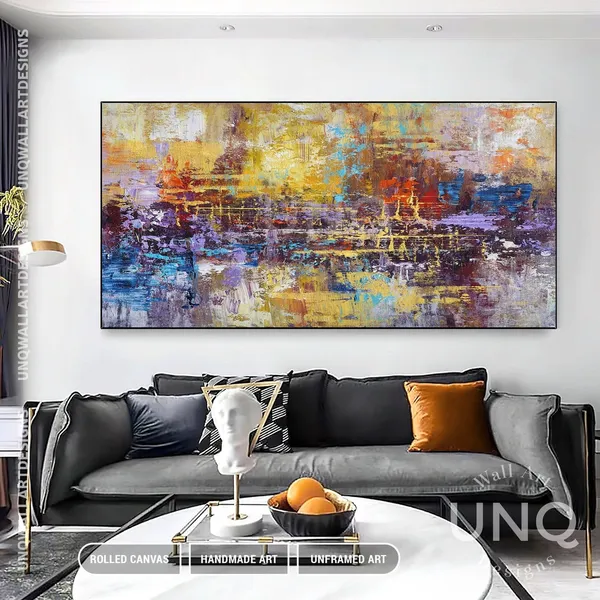 Abstract Boho Wall Art Print, Modern Living Room Decor