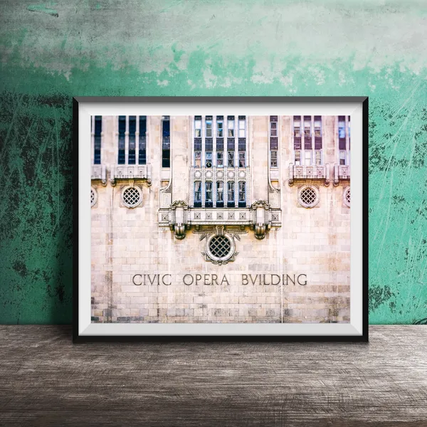 Civic Opera Building Chicago Photography Art Print