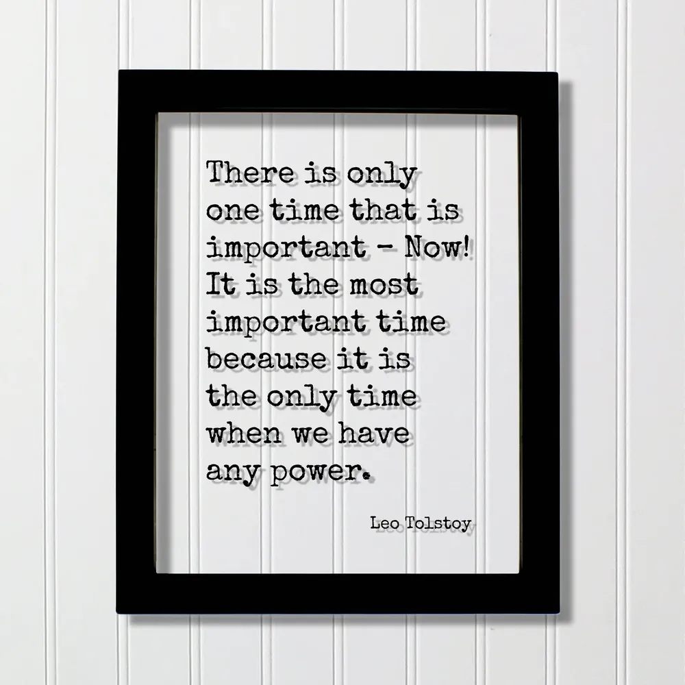 Leo Tolstoy Quote Art Print, Typography