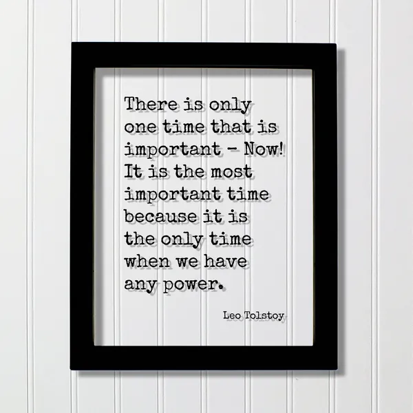 Leo Tolstoy Quote Art Print, Typography