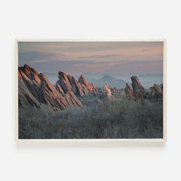 Garden of the Gods Rocks, Colorado Travel Poster