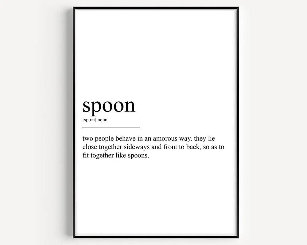 Spoon Definition Art Print