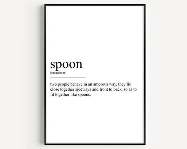 Spoon Definition Art Print