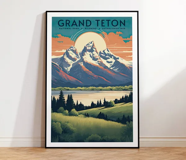 Grand Teton National Park Wall Art Print