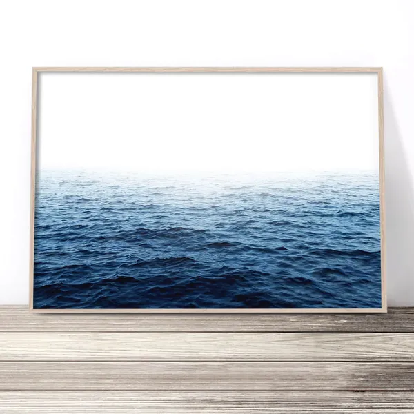 Ocean Photography Poster, Coastal Beach House Decor