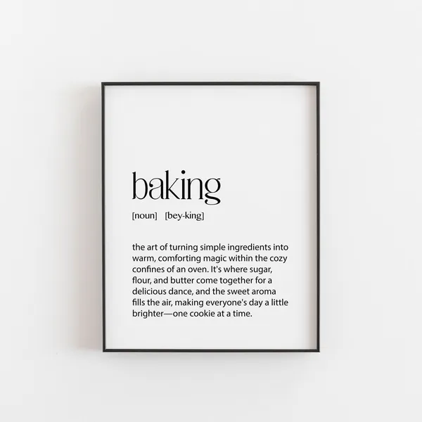 Baking Gifts Baker Mom Christmas Quote Art Print