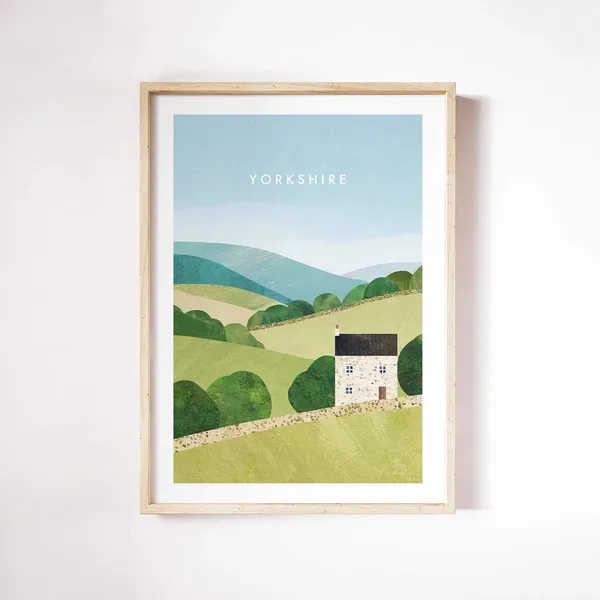 Yorkshire Dales by Henry Rivers, Travel Poster