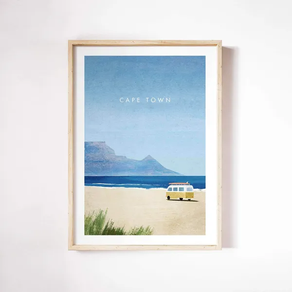 Cape Town South Africa Art Print by Henry Rivers