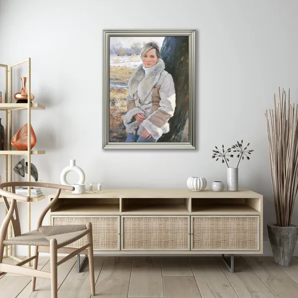 Custom Portrait From Photo, Art Print