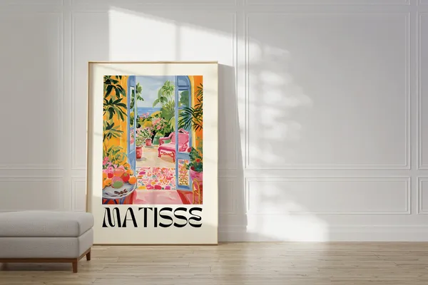 Henri Matisse-Inspired Minimalist Art Print