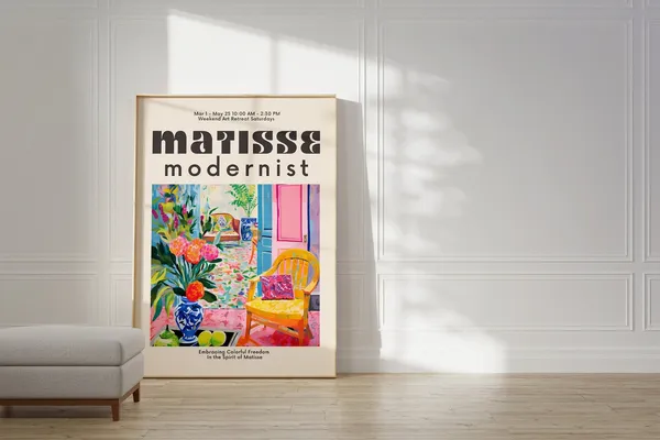 Henri Matisse Colorful Wall Art, Modern Poster Print