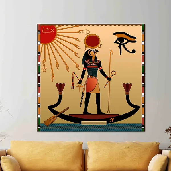 Eye of Ra Egyptian Mythology Modern Art Print