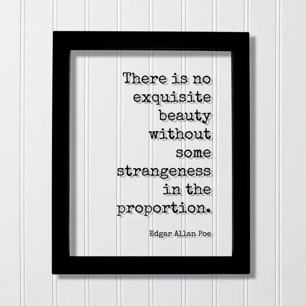 Edgar Allan Poe Quote Typography Art Print