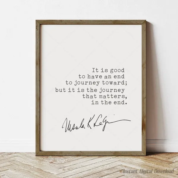Ursula K. Le Guin Left Hand of Darkness Art Print