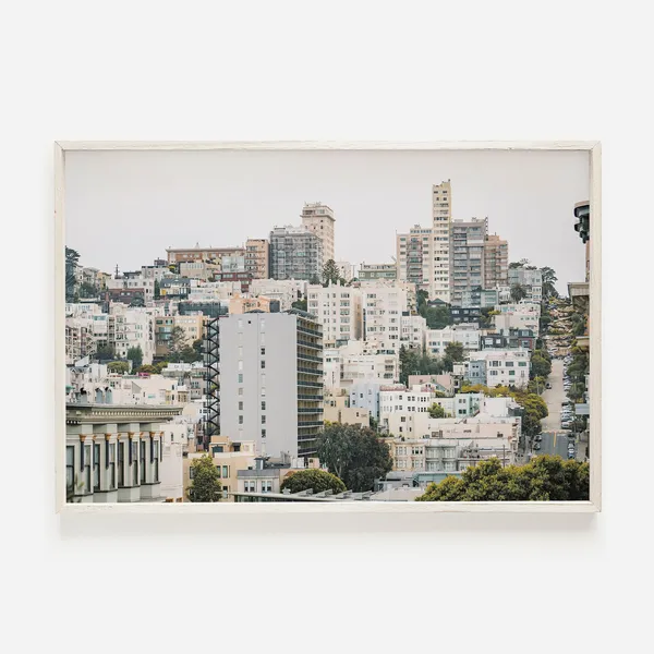 San Francisco City Travel Poster, Bay Area