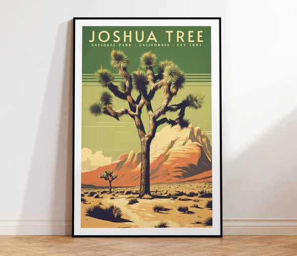 Joshua Tree National Park At Home Wall Art Print
