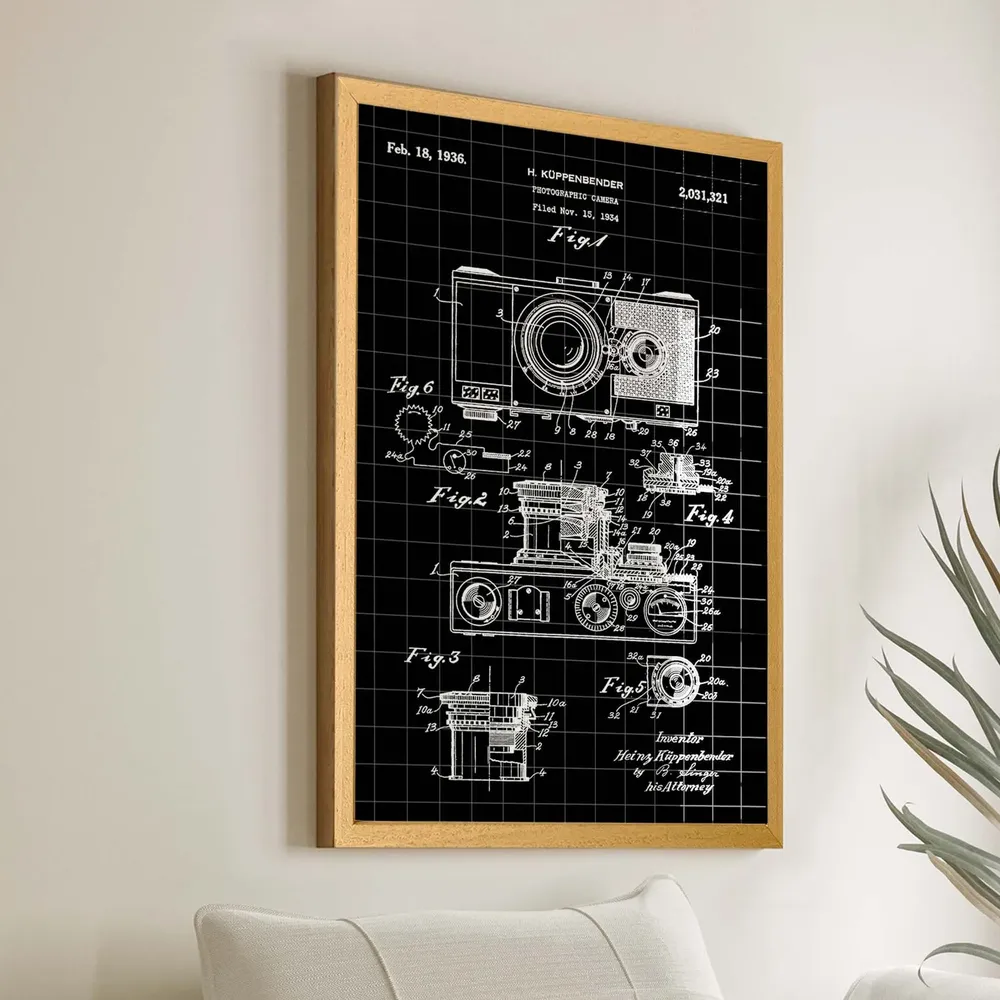 Camera Patent Poster, Photography Wall Art Print - Image 2