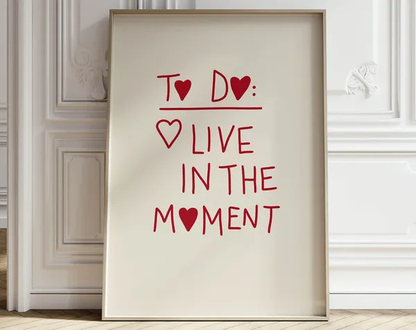 Positive Affirmation Retro Wall Art Poster