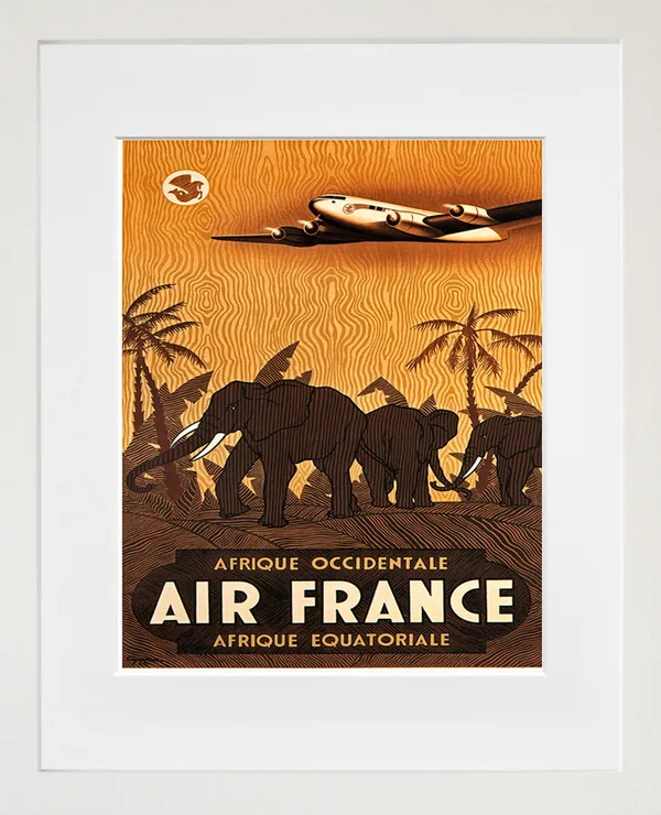 Africa Travel Poster, World Cultural Art Print