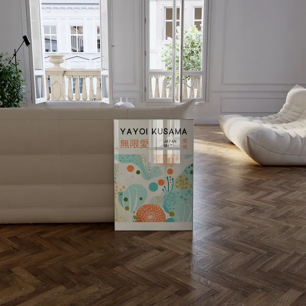 Yayoi Kusama Japanese Home Decor Poster