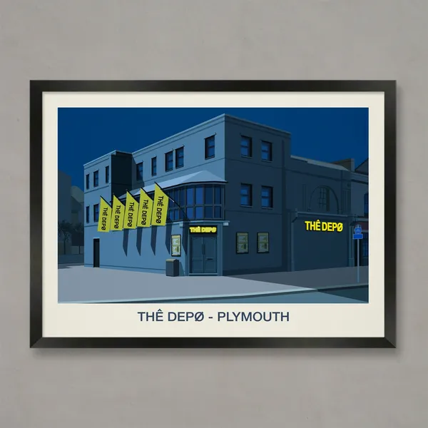 The Depo Plymouth Nightclub Travel Poster