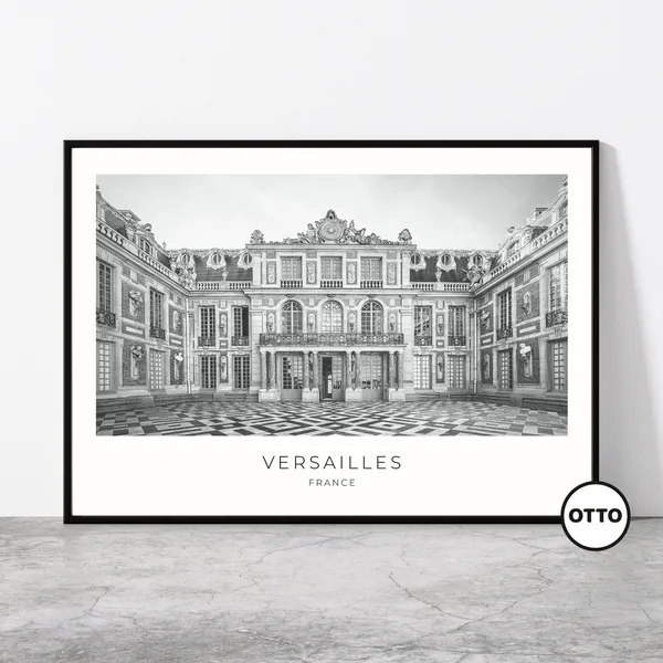 Versailles Travel Poster, Palace of Versailles