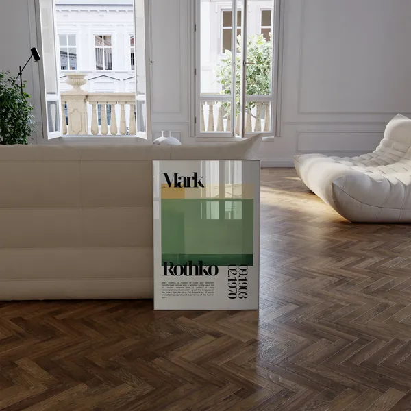 Mark Rothko Exhibition Poster, Housewarming Decor