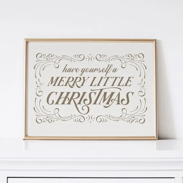 Have Yourself a Merry Little Christmas, Vintage Poster