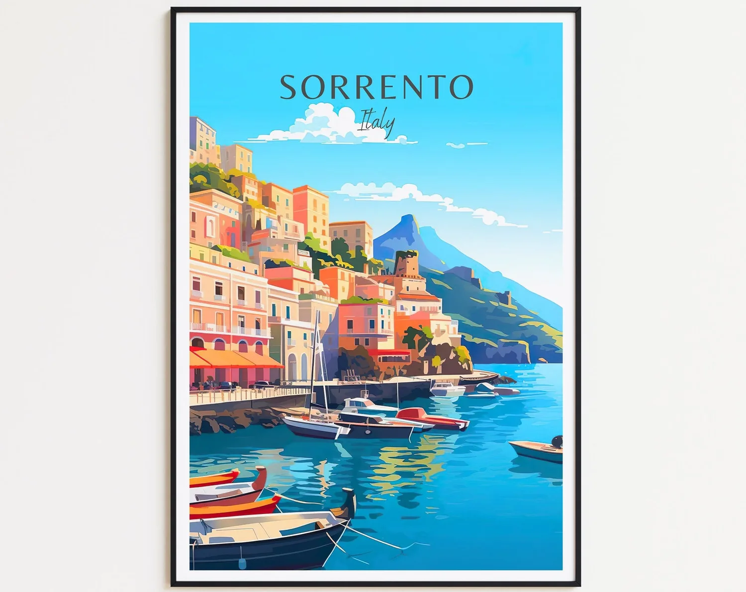 Sorrento Home Decor Travel Poster