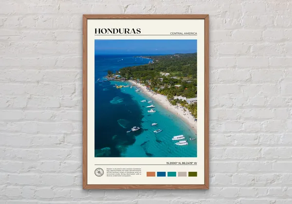 Honduras Photo, Latin America Wall Art Print