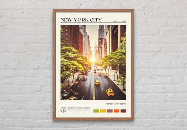 New York City Photo Print, Travel Wall Art