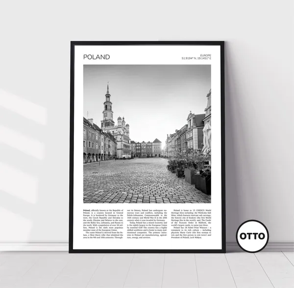Poznan Old Town Hall, Stary Rynek Square Travel Poster