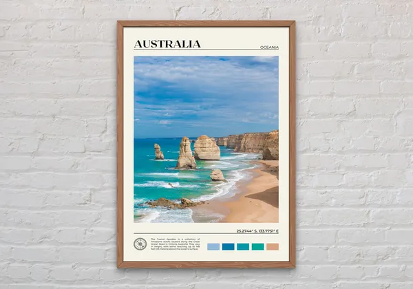 Australia Travel Photo Art Print, Wall Decor