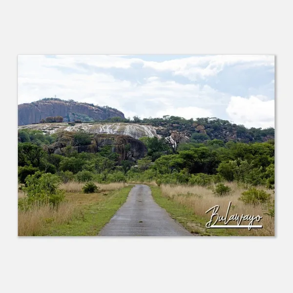 Matobo National Park Zimbabwe Travel Poster, Wall Art