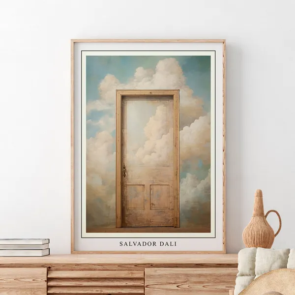 The Door by Salvador Dali, Surreal Art Print