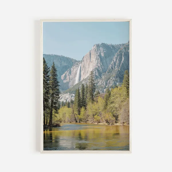 Sierra Nevada Mountains Yosemite National Park Travel Poster
