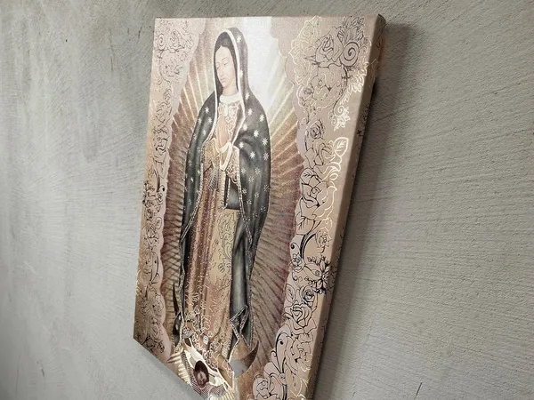 Virgin Of Guadalupe, Abstract Art Print