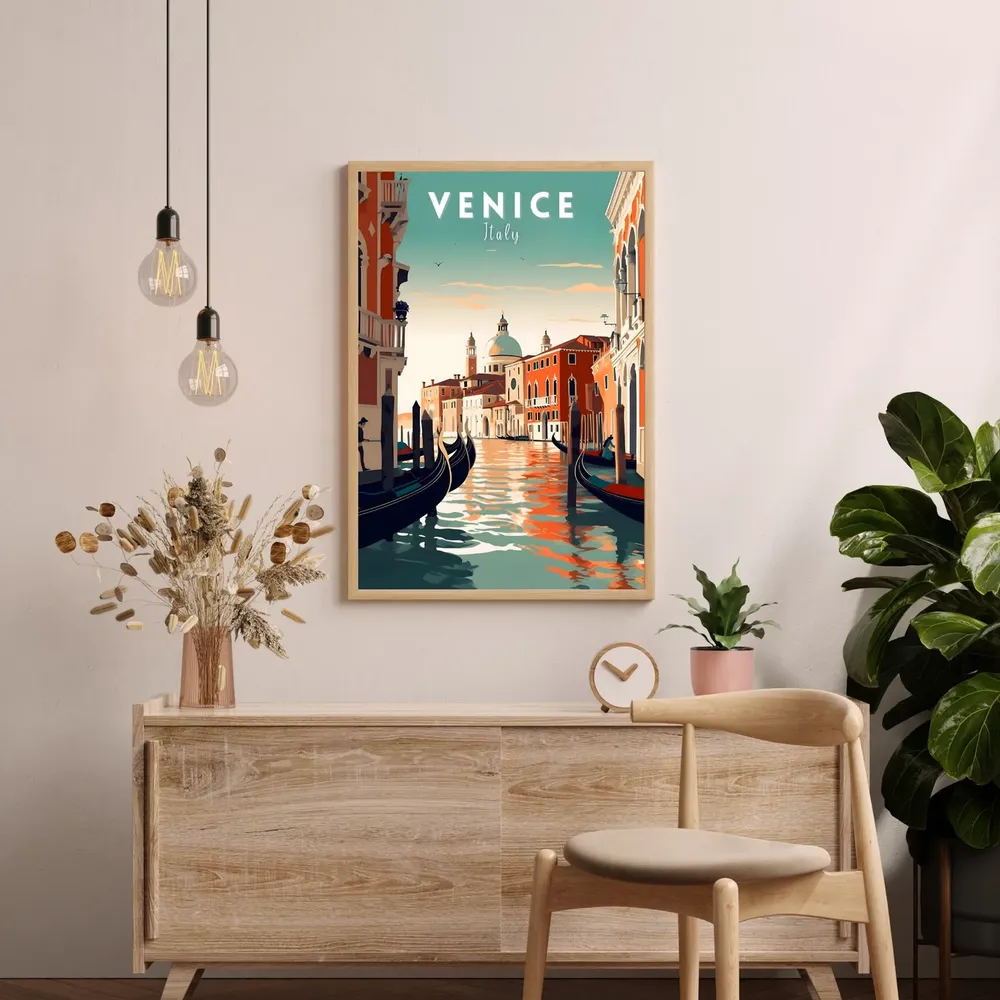 Venice Italy Travel Poster - Image 2
