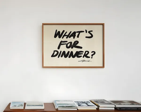 What's For Dinner? Mid Century Modern Kitchen Art Print