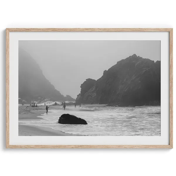 Big Sur Pfeiffer Beach Travel Poster, California