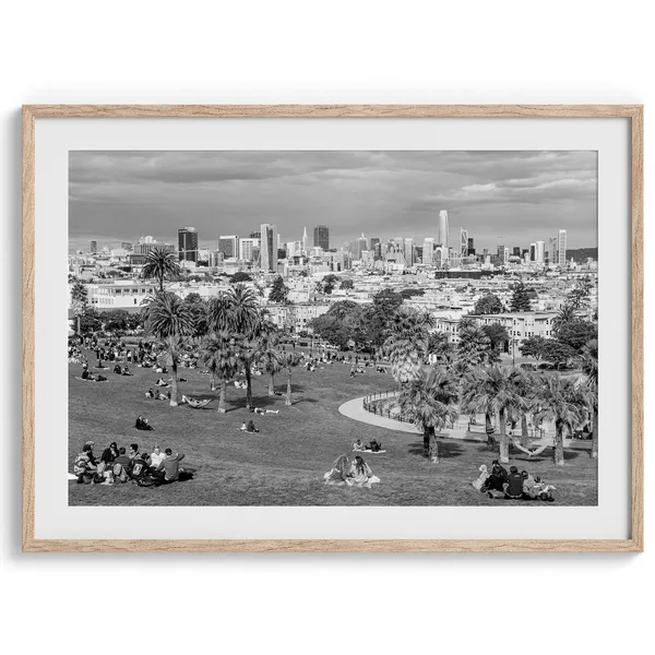 San Francisco Black And White Photography Wall Art Print