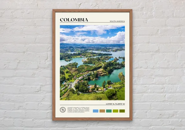 Colombia Photo Print, South America Wall Art
