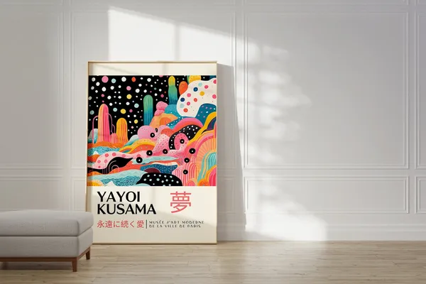 Yayoi Kusama Japanese Gallery Wall Art Poster