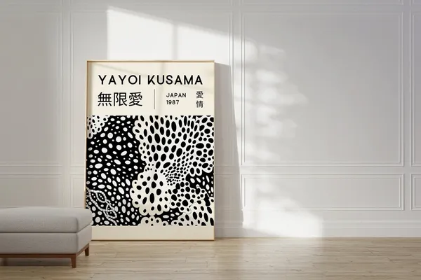 Yayoi Kusama Abstract Home Wall Art Print