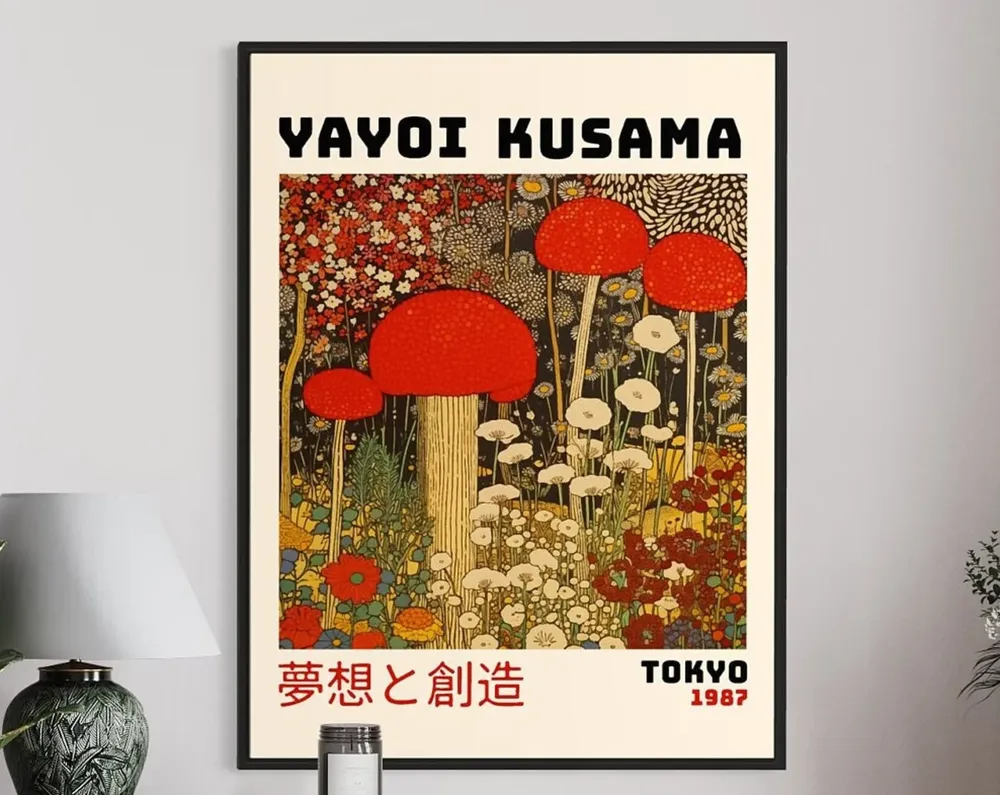 Yayoi Kusama - Travel Travel Poster