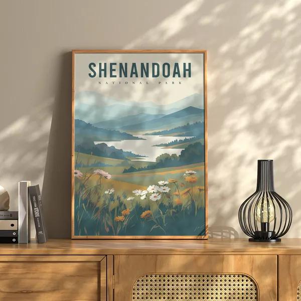 Shenandoah National Park, Virginia Travel Poster