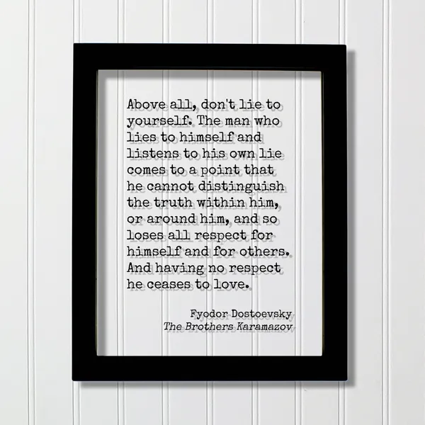 Fyodor Dostoevsky Quote Art Print, Typography Quote